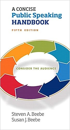 A Concise Public Speaking Handbook 5th By Steven A. Beebe - Uxbookstore