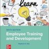 ISE Employee Training and Development 9th by Raymond A. Noe