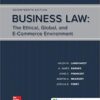 Business Law The Ethical, Global, and E-Commerce Environmen 17th Edition Arlen Langvardt