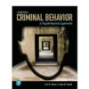 Criminal Behavior A Psychological Approach 12th Edition