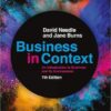 Business in Context 7th Edition by David Needle