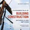 Fundamentals of Building Construction Materials and Methods 7th Edition