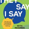 They Say I Say with Readings 5th Edition