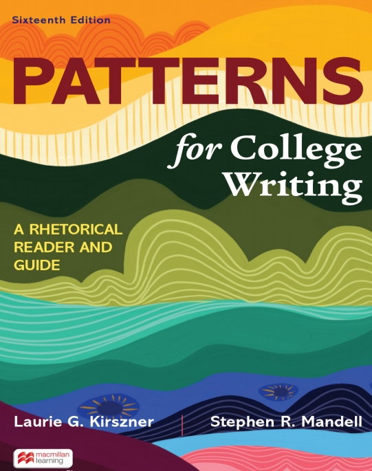 Patterns for College Writing 16th edition uxbookstore