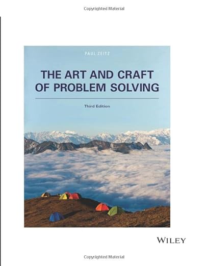 the art and craft of problem solving paul zeitz