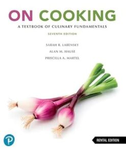 On Cooking A Textbook of Culinary Fundamentals 7th Edition