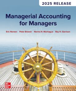 Managerial Accounting for Managers 2025 Release