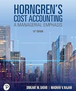 Horngren's Cost Accounting 18th Edition