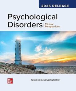 Psychological Disorders Clinical Perspectives 2025 Release