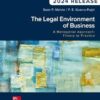 The Legal Environment of Business  A Managerial Approach: Theory to Practice 2024 Release ISE
