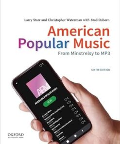 American Popular Music From Minstrelsy to MP3, 6th Edition
