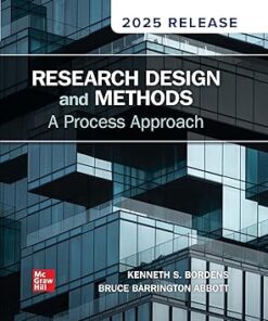 Research Design and Methods A Process Approach 2025 Release