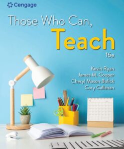 Those Who Can, Teach 16th Edition