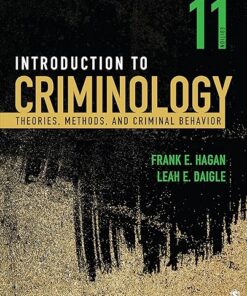 Introduction to Criminology Theories, Methods, and Criminal Behavior 11th Edition