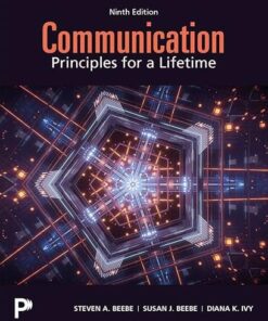 Communication Principles for a Lifetime 9th Edition